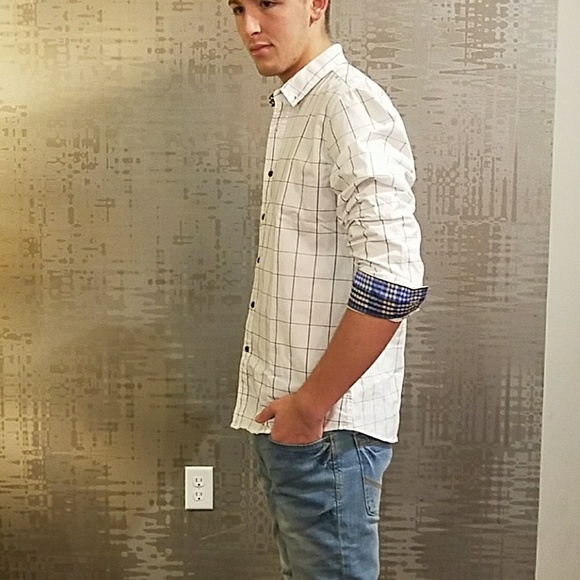 New Men's "Nashville" Plaid Long Sleeve Shirt - Picture 6 of 6